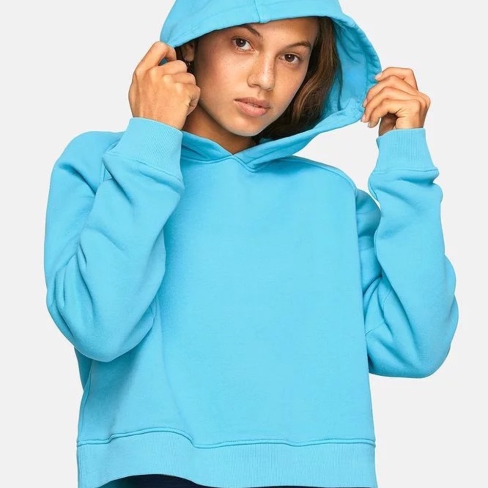 Outdoor Voices Nimbus Cotton Blue Hoodie!